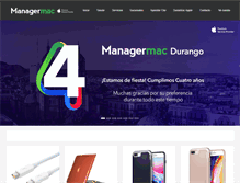 Tablet Screenshot of managermac.com